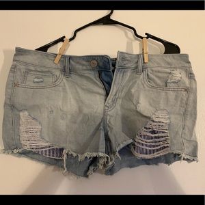 Express jean shorts